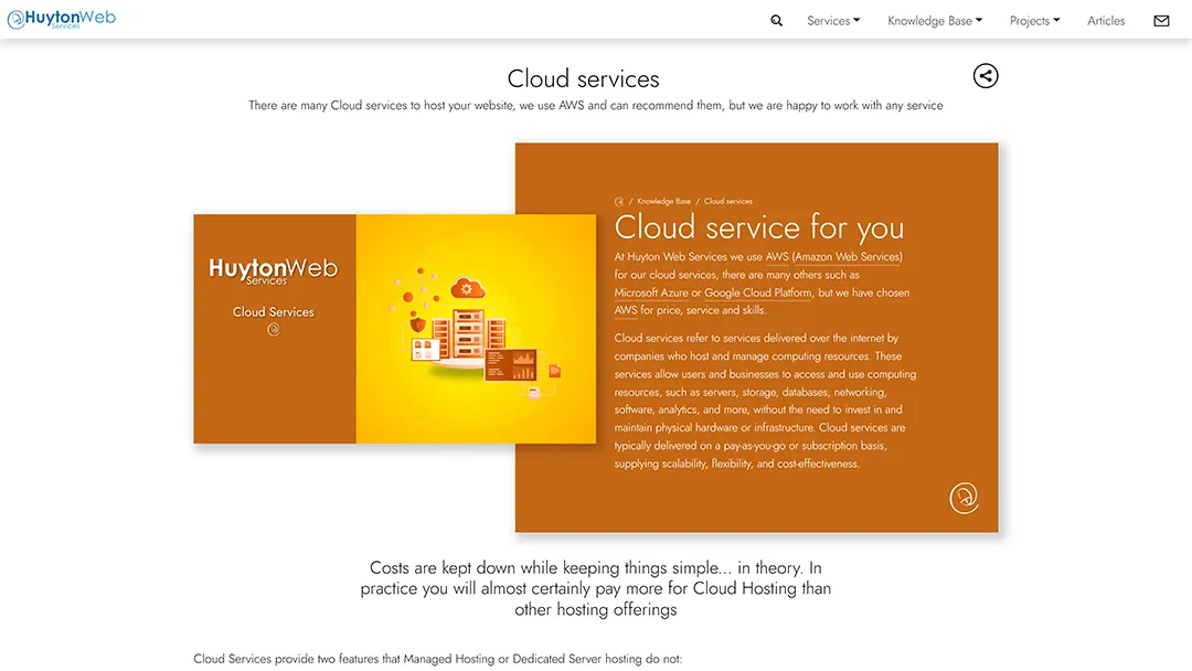 Knowledge Base: Cloud Services